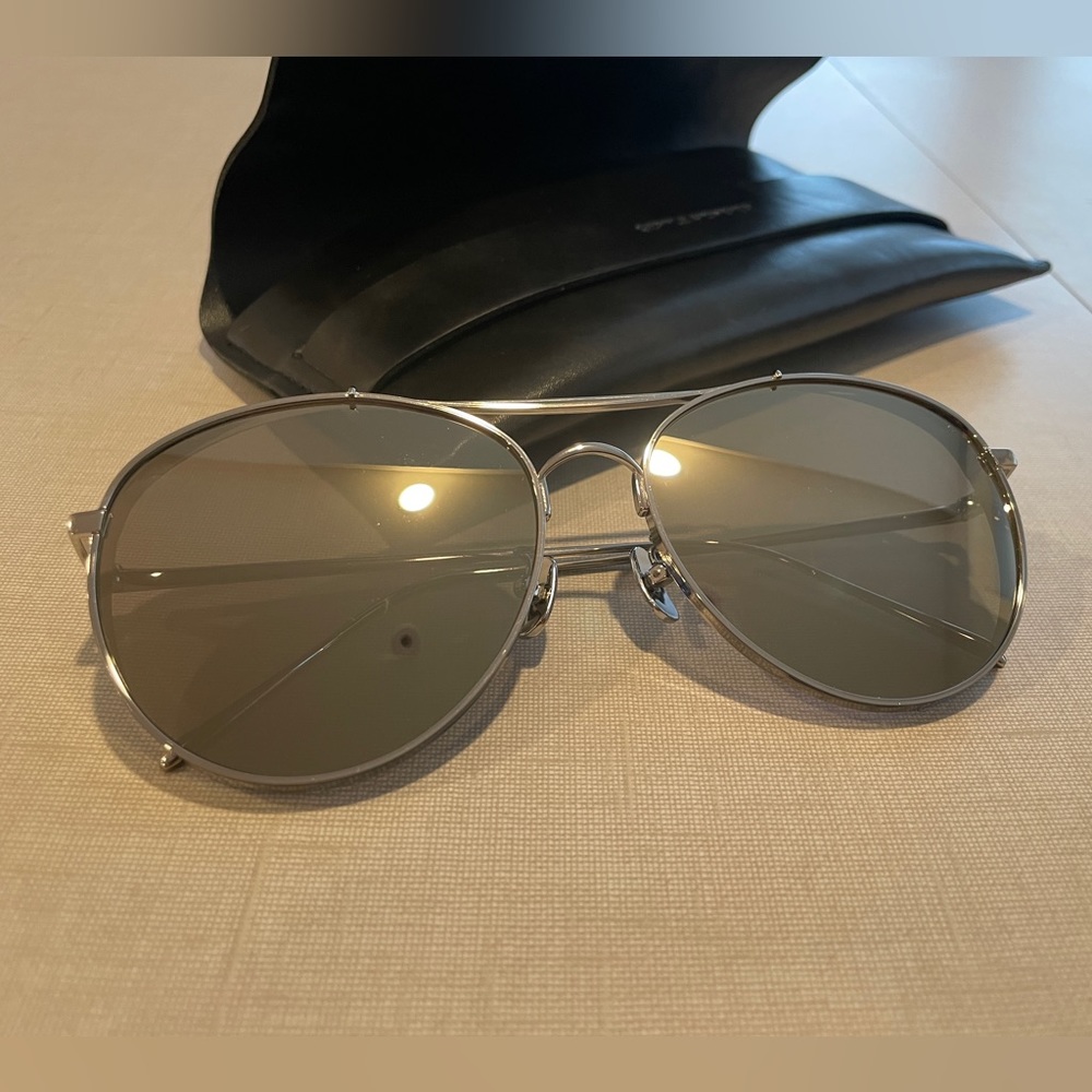 Gentle Monster-Big Bully Titanium Aviator Sunglasses